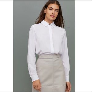 Long Sleeve Button Down Blouse